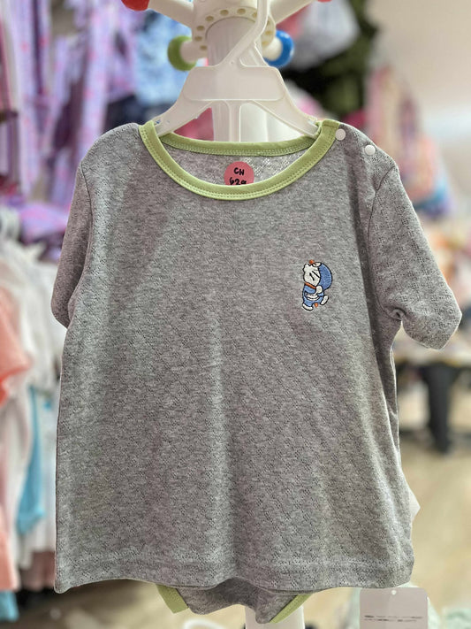 CH 629 DISNEY SHIRT W/ SHORT (DOREMON)