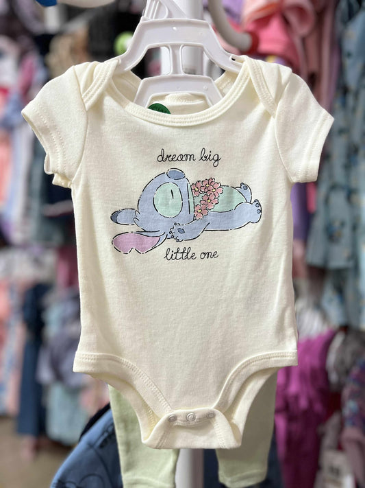 CHONH 152 DISNEY ONESIES W/ PAJAMA TERNO