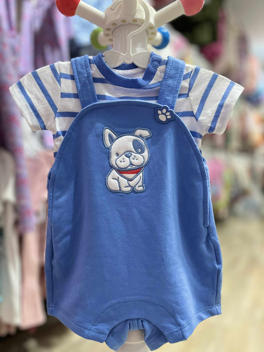 CHONH 73 PREMIUM ROMPER 2PC W/ INNER (BLUE)