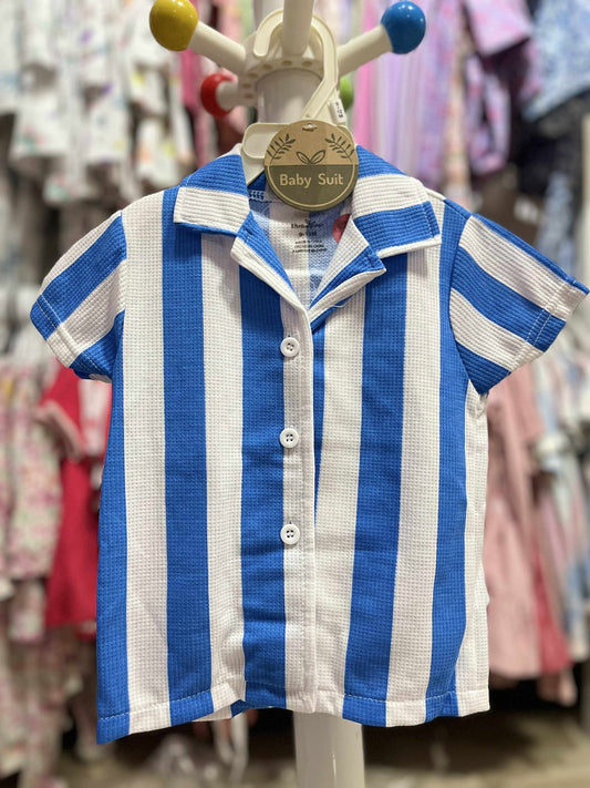 CH 613 BABYSUIT POLO TERNO (BLUE)