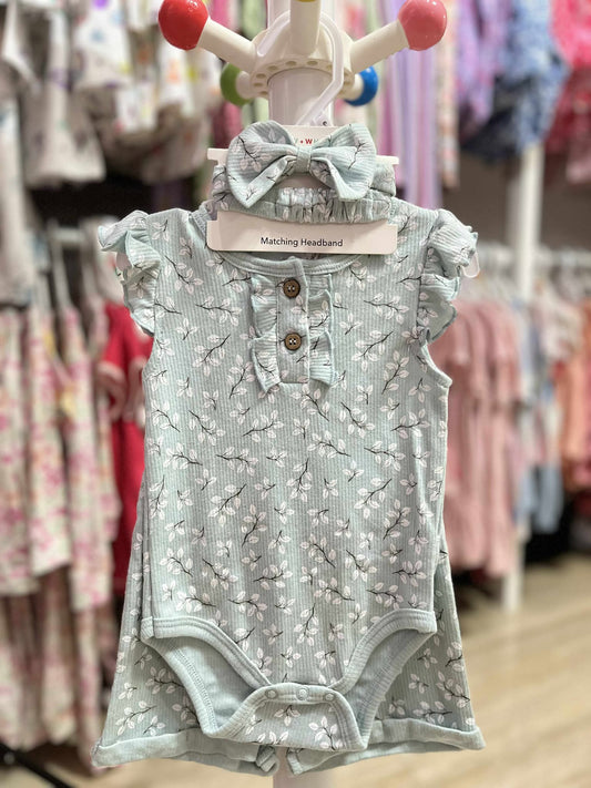 CH 549 - WILLOW W. ONESIES, SHORTS, & TURBAN