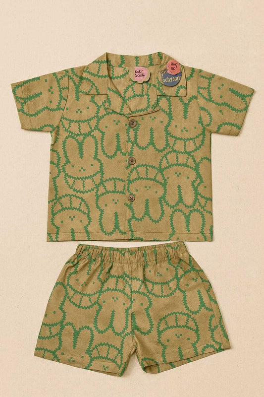 VT 512 BLUEY SLEEPWEAR W/ SHORTS (GREEN)