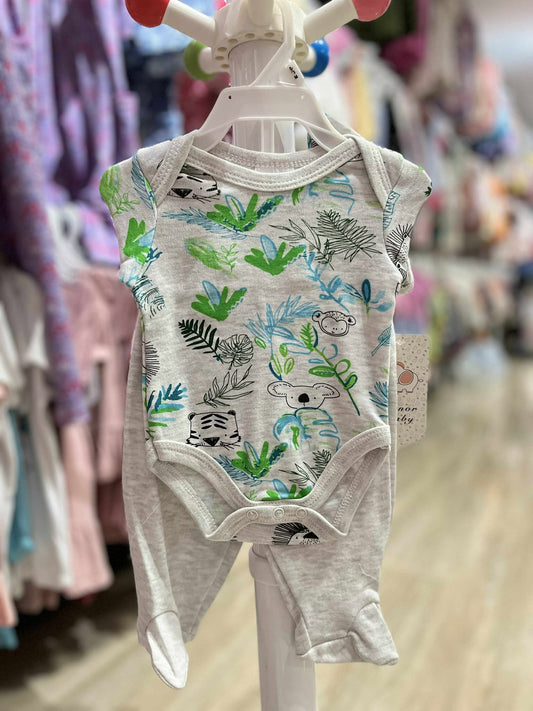 WH (HONOR BABY 3PC LONGSLEEVE & PANTS W/ HAT)