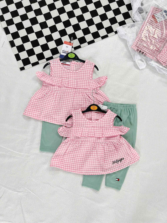 VT 517 TOMMY PINK CHECKERED SET