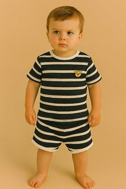 CH 629 DISNEY SHIRT W/ SHORT (TIGER BLACK)