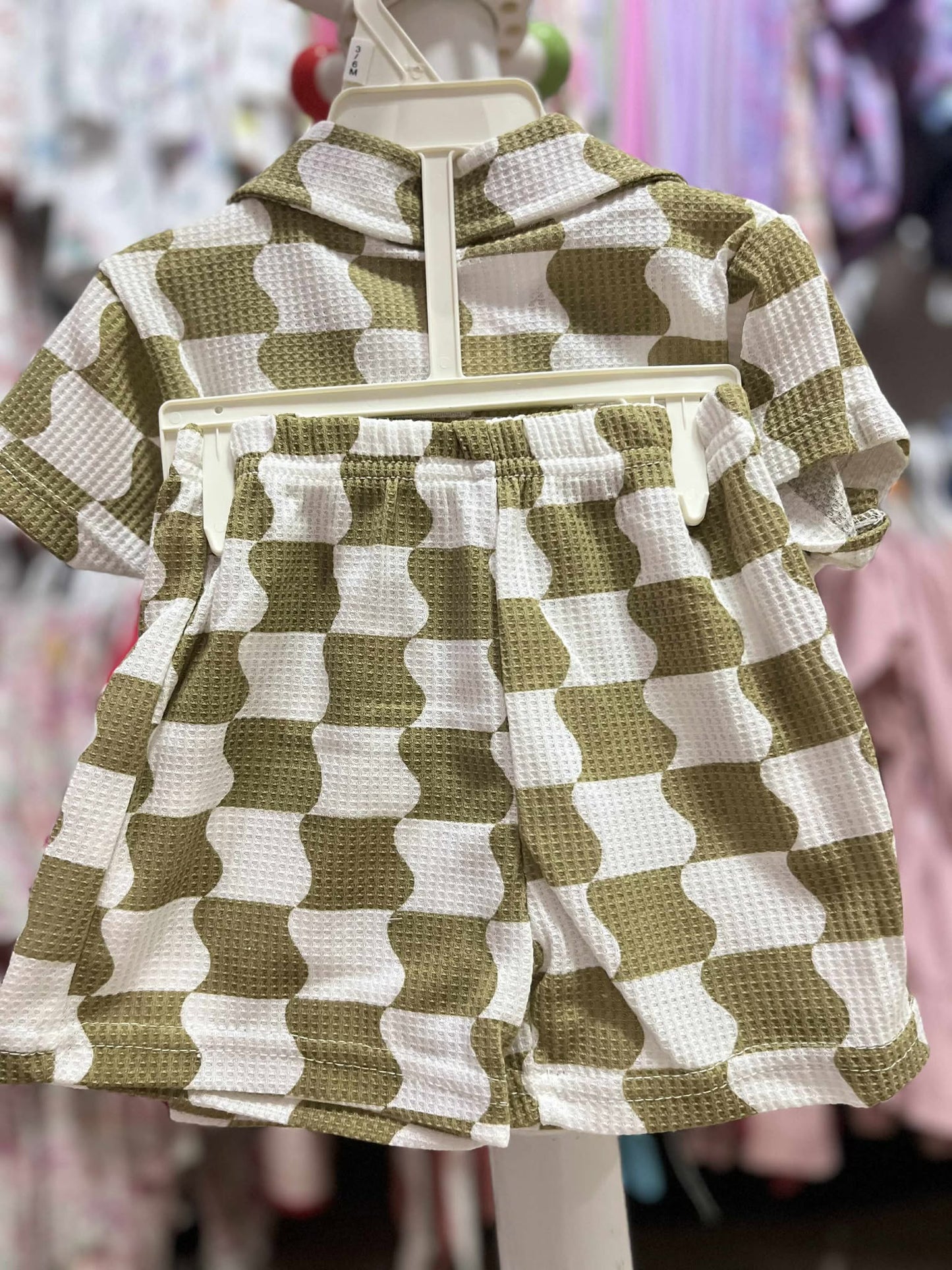 CH 613 BABYSUIT POLO TERNO (DIRTY GREEN)