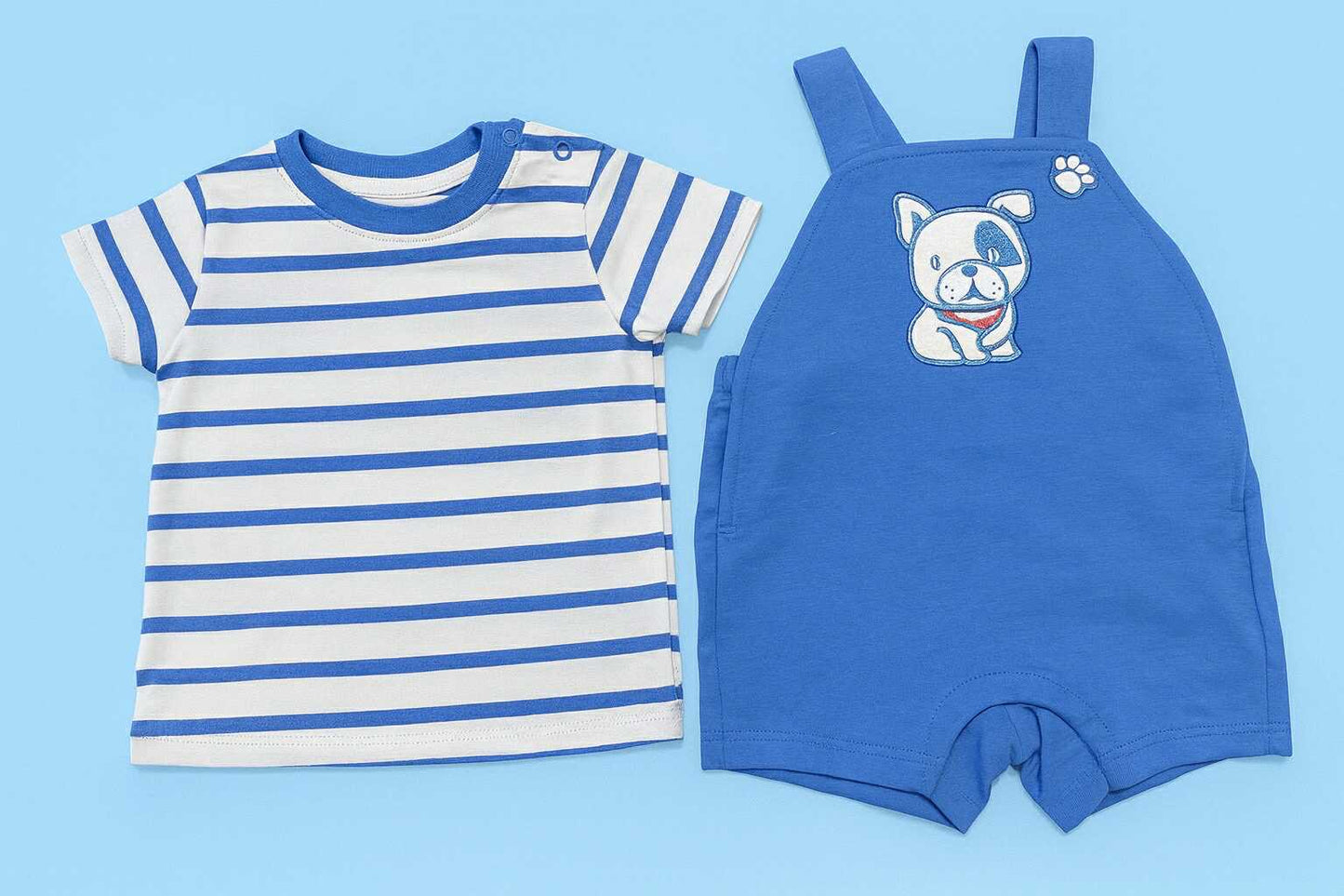 CHONH 73 PREMIUM ROMPER 2PC W/ INNER (BLUE)