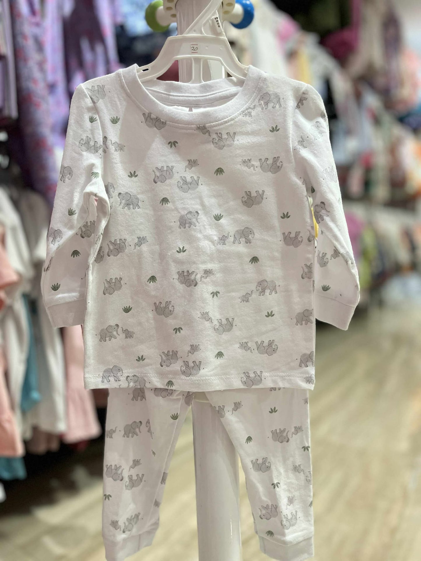 CHONH 80 BB BERRY PAJAMA TERNO (ELEPHANT)
