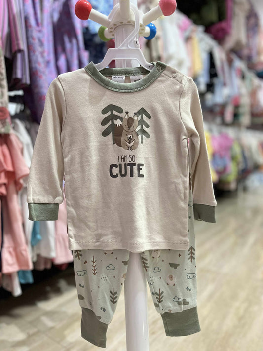 CHONH 80 BB BERRY PAJAMA TERNO (SO CUTE)