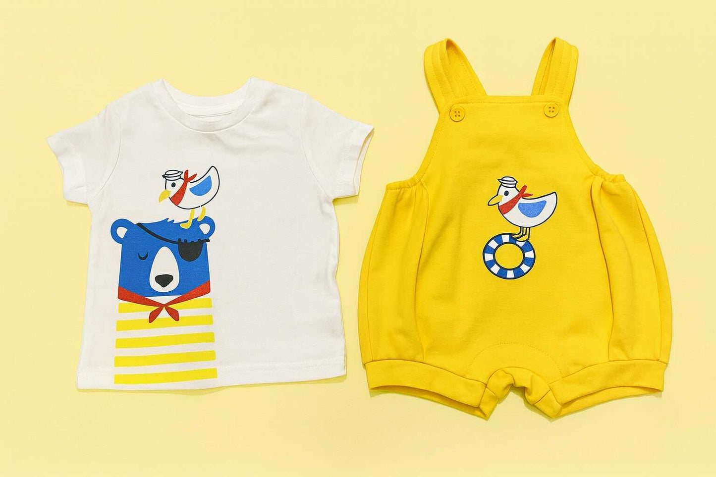 CHONH 73 PREMIUM ROMPER 2PC W/ INNER (YELLOW)