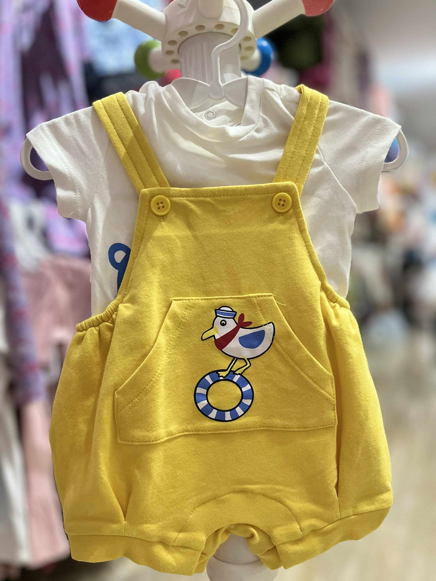 CHONH 73 PREMIUM ROMPER 2PC W/ INNER (YELLOW)