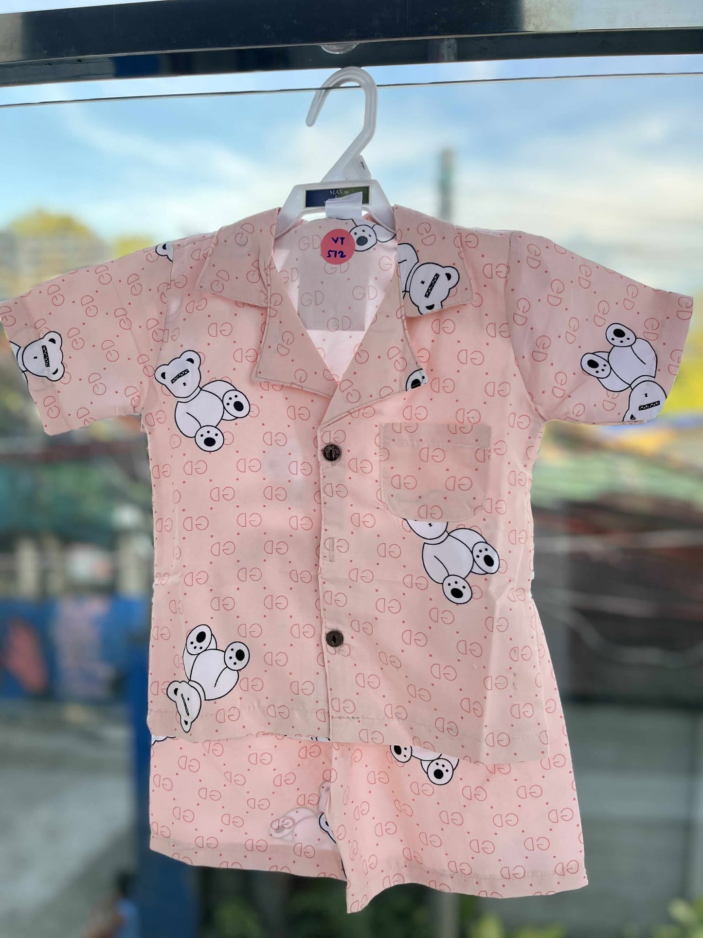 VT 512 BLUEY SLEEPWEAR W/ SHORTS (BEAR)