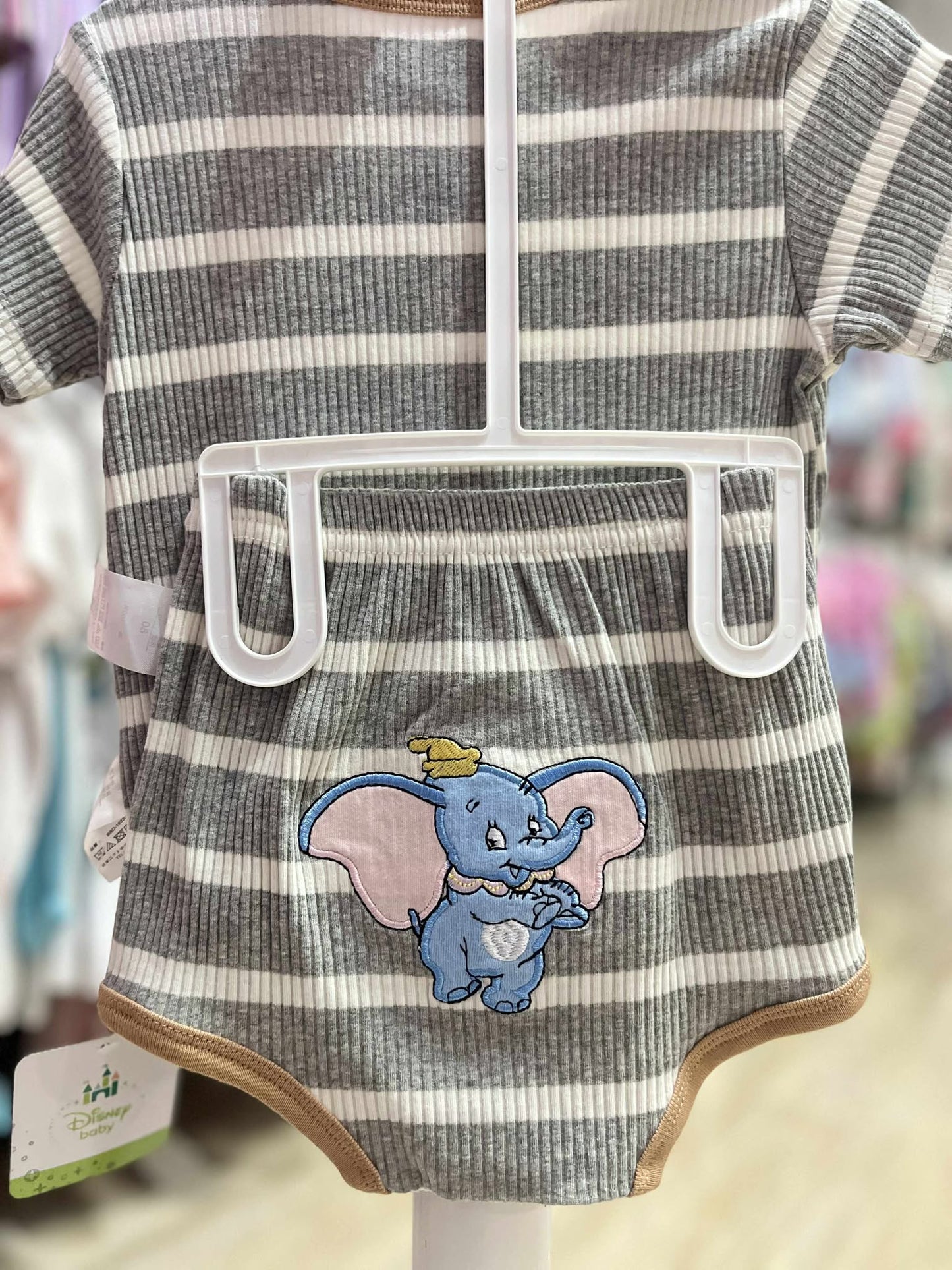 CH 629 DISNEY SHIRT W/ SHORT (ELEFANT)