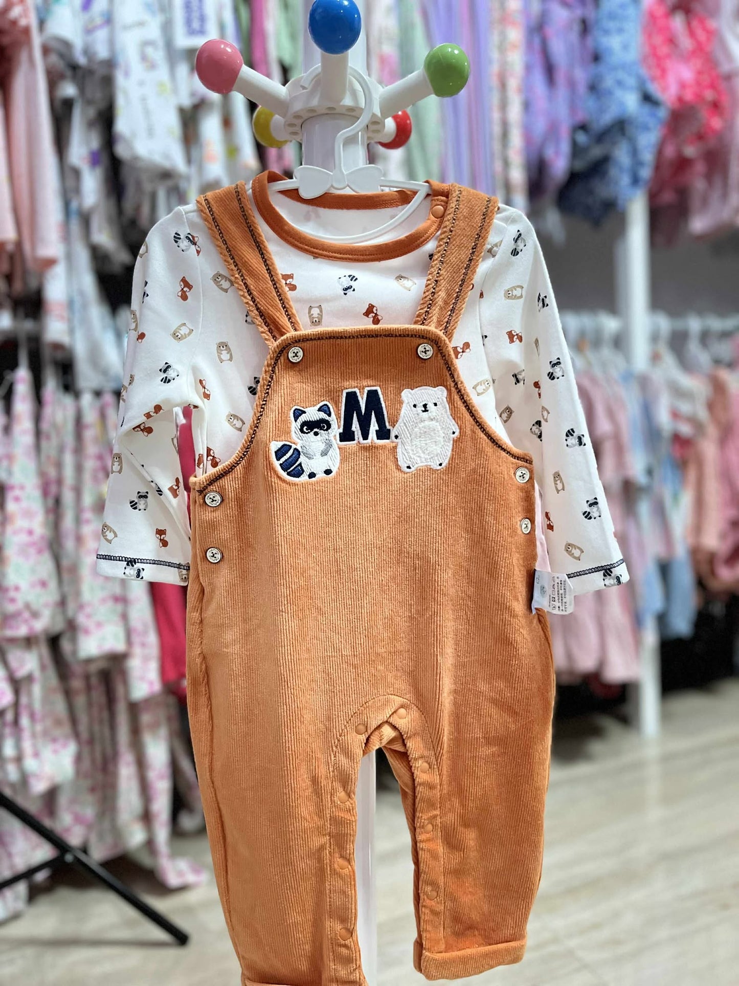 CHONH 73 - PREMIUM LONGSLEEVE ROMPER (ORANGE)