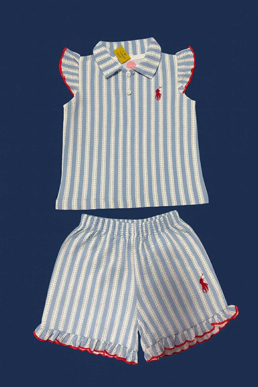 CH 599 RL POLO TERNO SHORT RAFFLES (SKY BLUE)