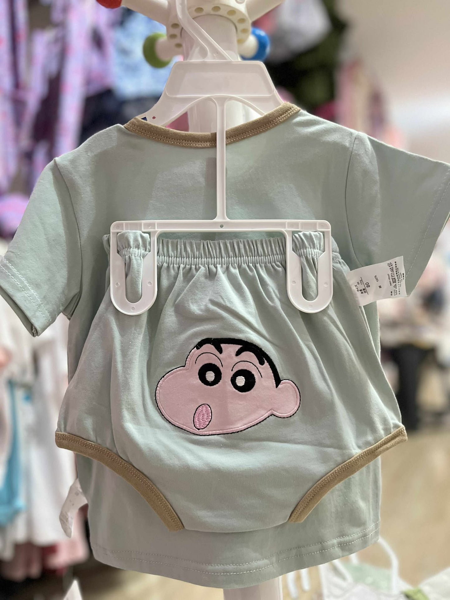 CH 629 DISNEY SHIRT W/ SHORT (GREEN BOY)