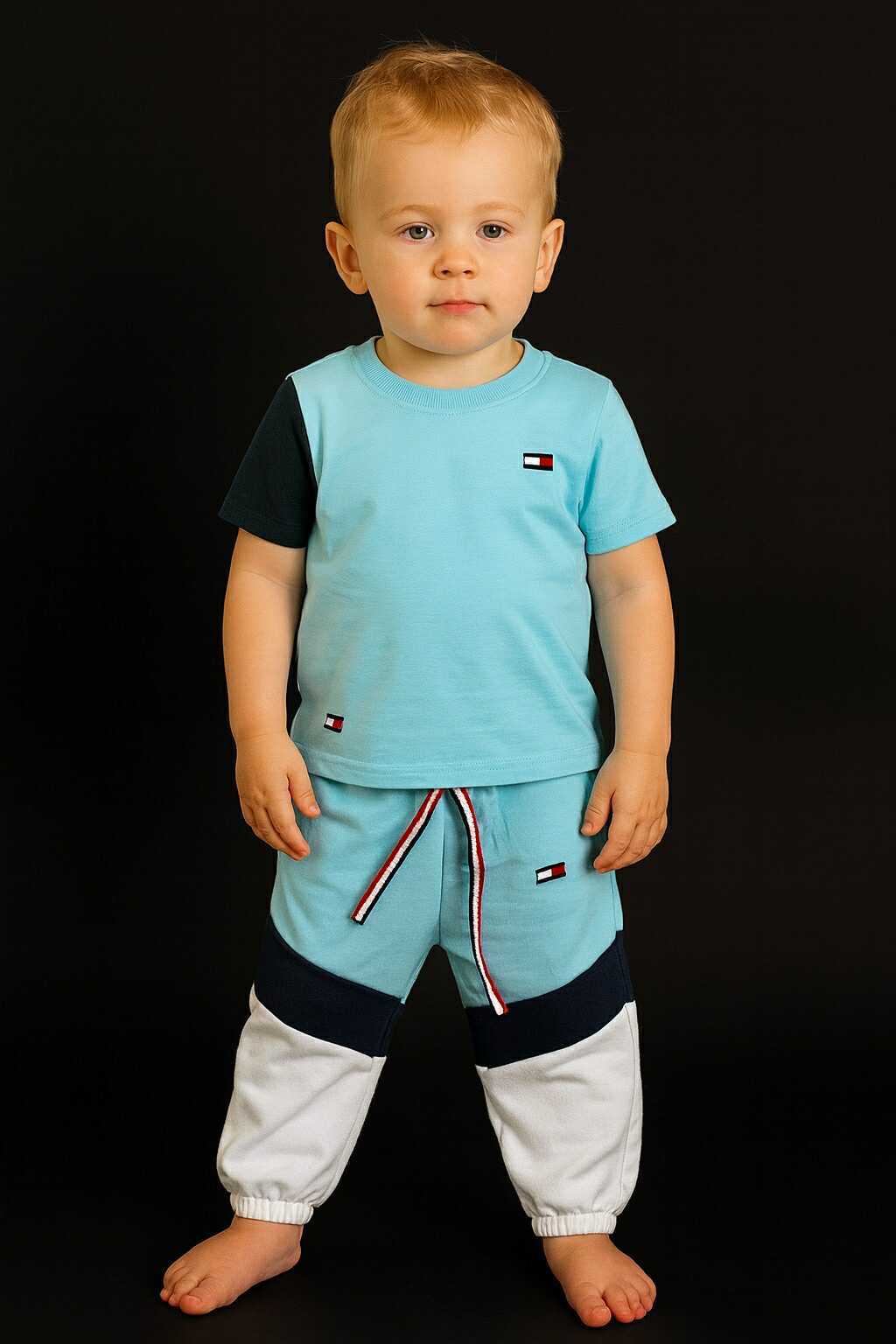 VT 524 TOMMY HILFIGER TRICOLOR TERNO PANTS