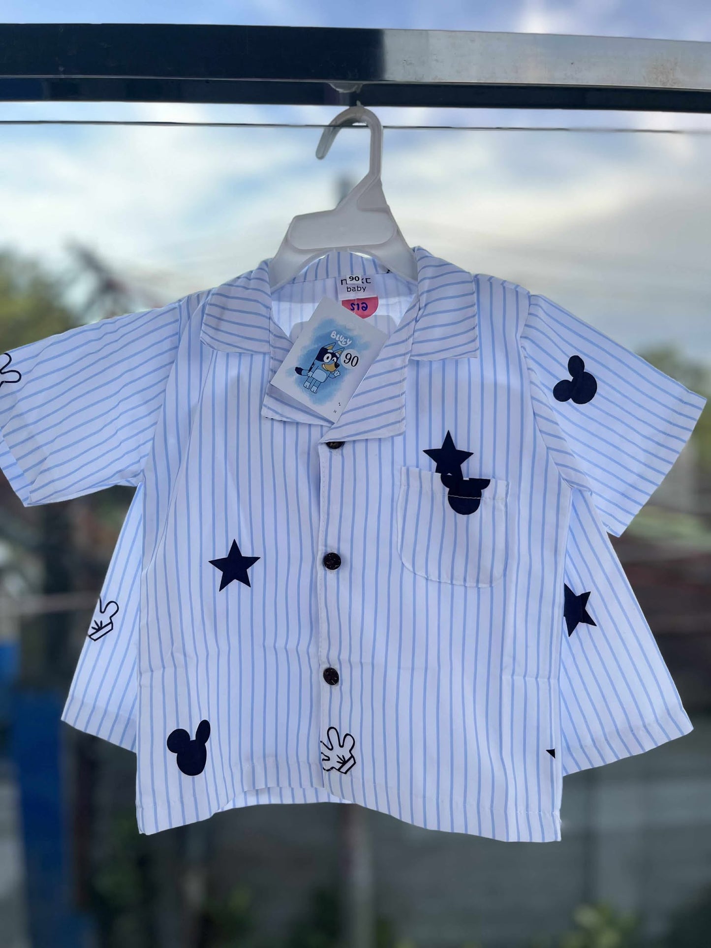 VT 512 BLUEY SLEEPWEAR W/ SHORTS (BLUE)