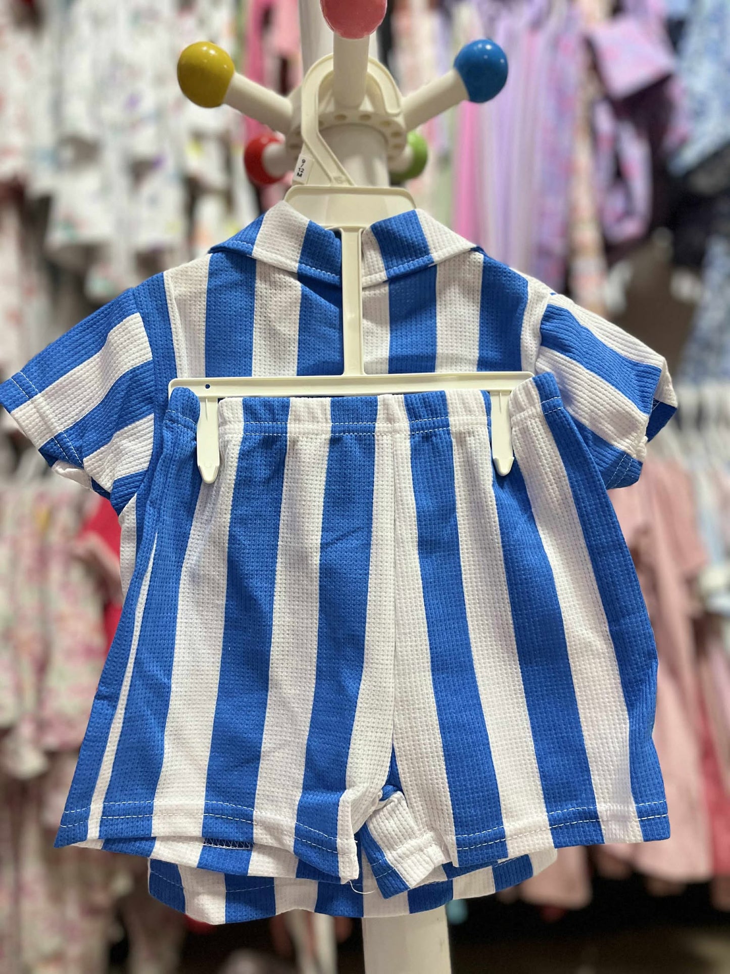 CH 613 BABYSUIT POLO TERNO (BLUE)