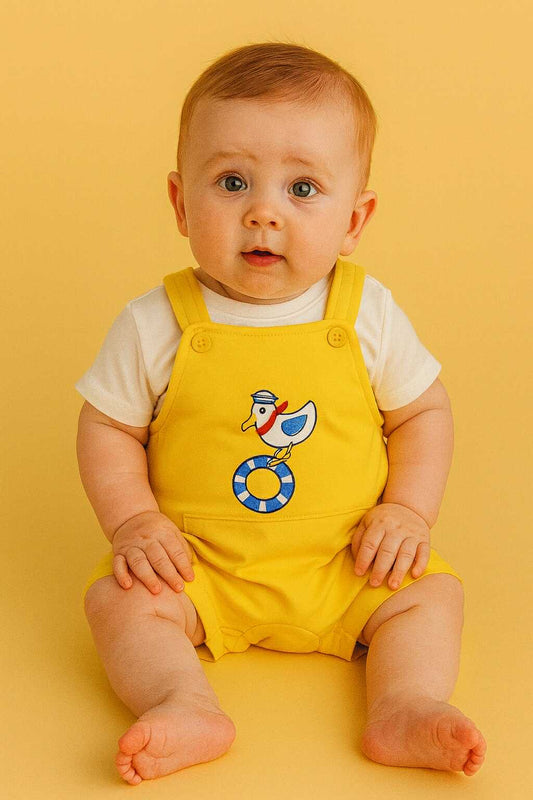 CHONH 73 PREMIUM ROMPER 2PC W/ INNER (YELLOW)