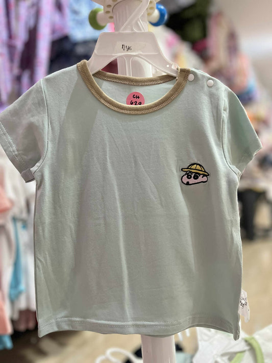 CH 629 DISNEY SHIRT W/ SHORT (GREEN BOY)