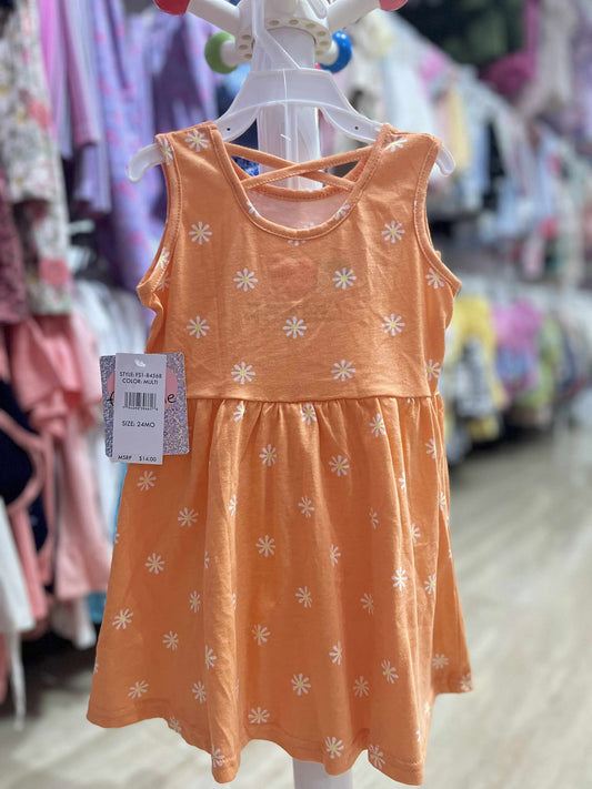 CHONH 192 ORANGE DRESS W/ PANTY