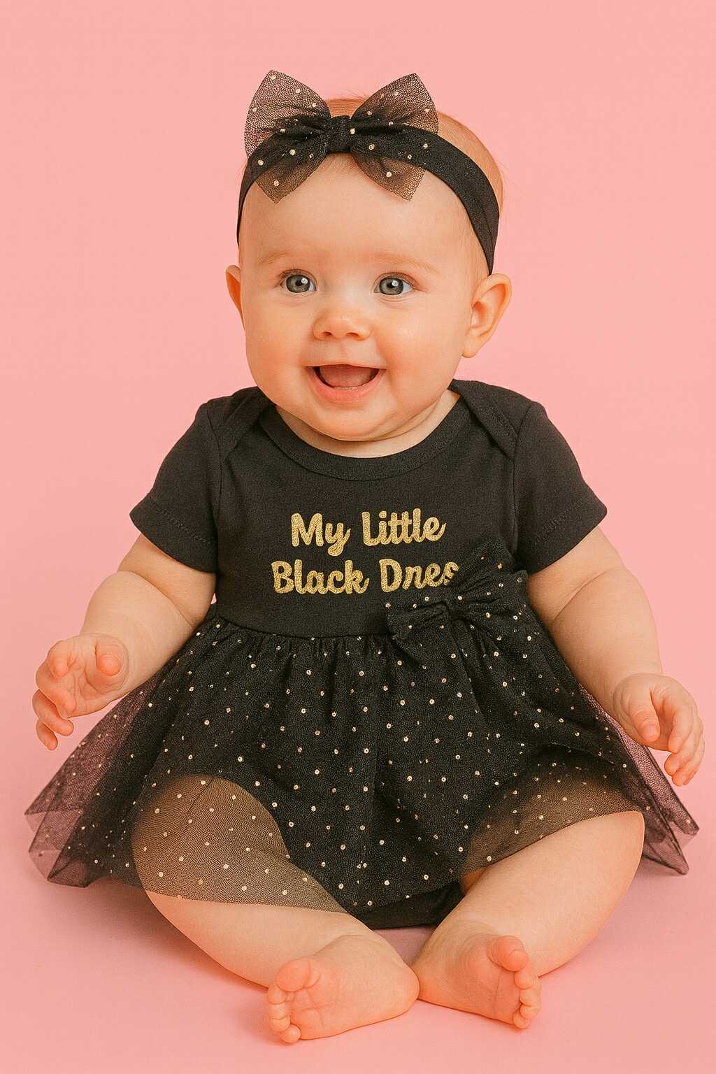 CH 331 TUTU ONESIES DRESS 3PC W/ HEADBAND & PANTY