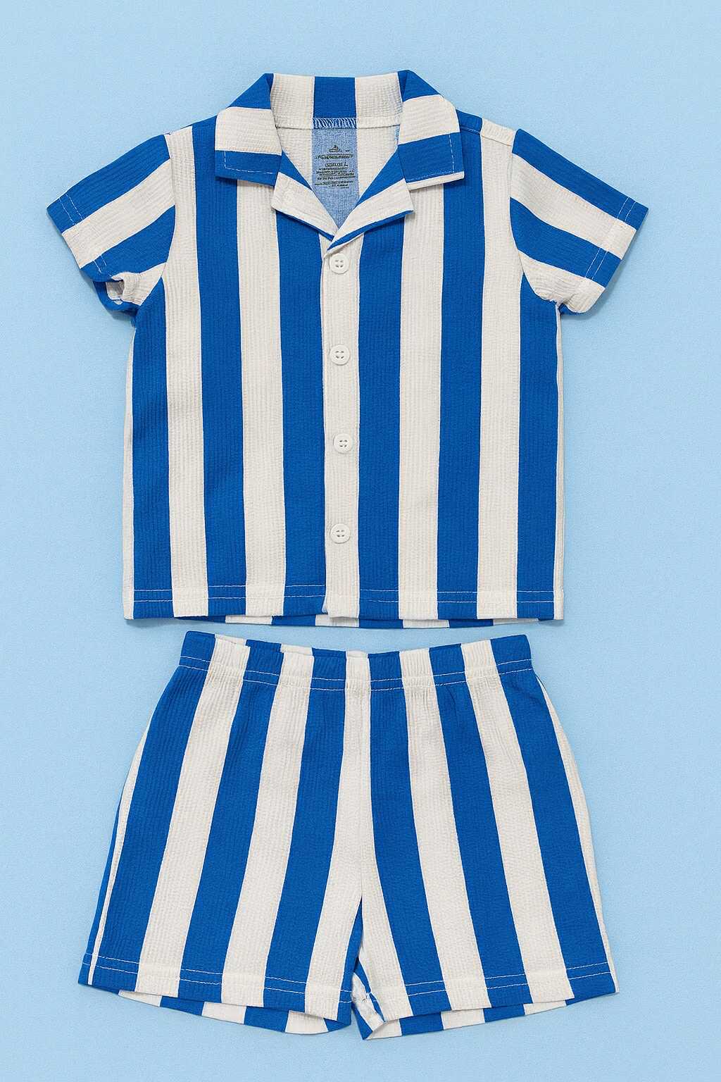 CH 613 BABYSUIT POLO TERNO (BLUE)