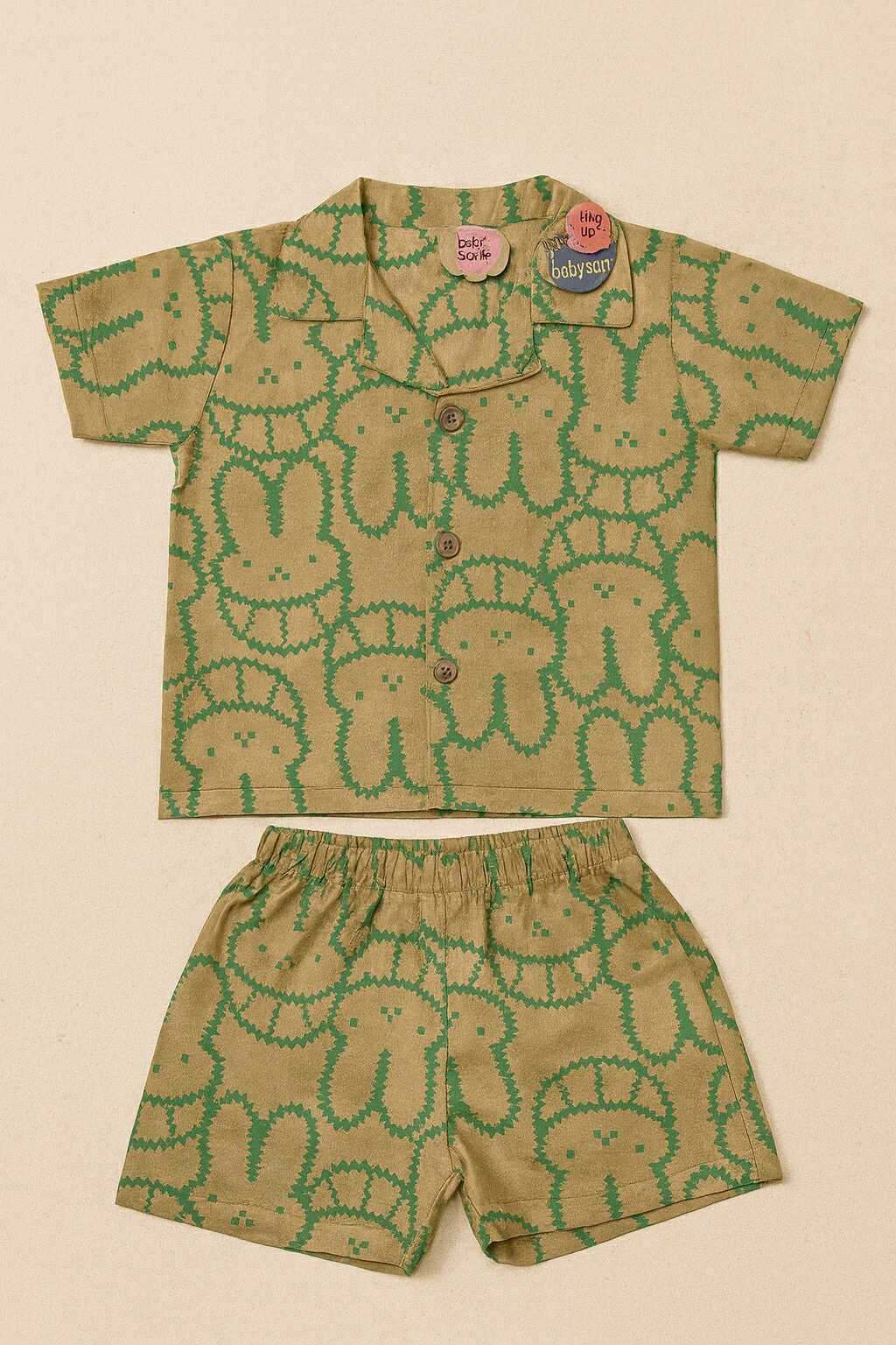 VT 512 BLUEY SLEEPWEAR W/ SHORTS (GREEN)