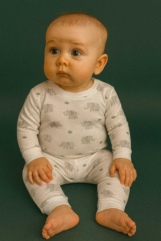 CHONH 80 BB BERRY PAJAMA TERNO (ELEPHANT)