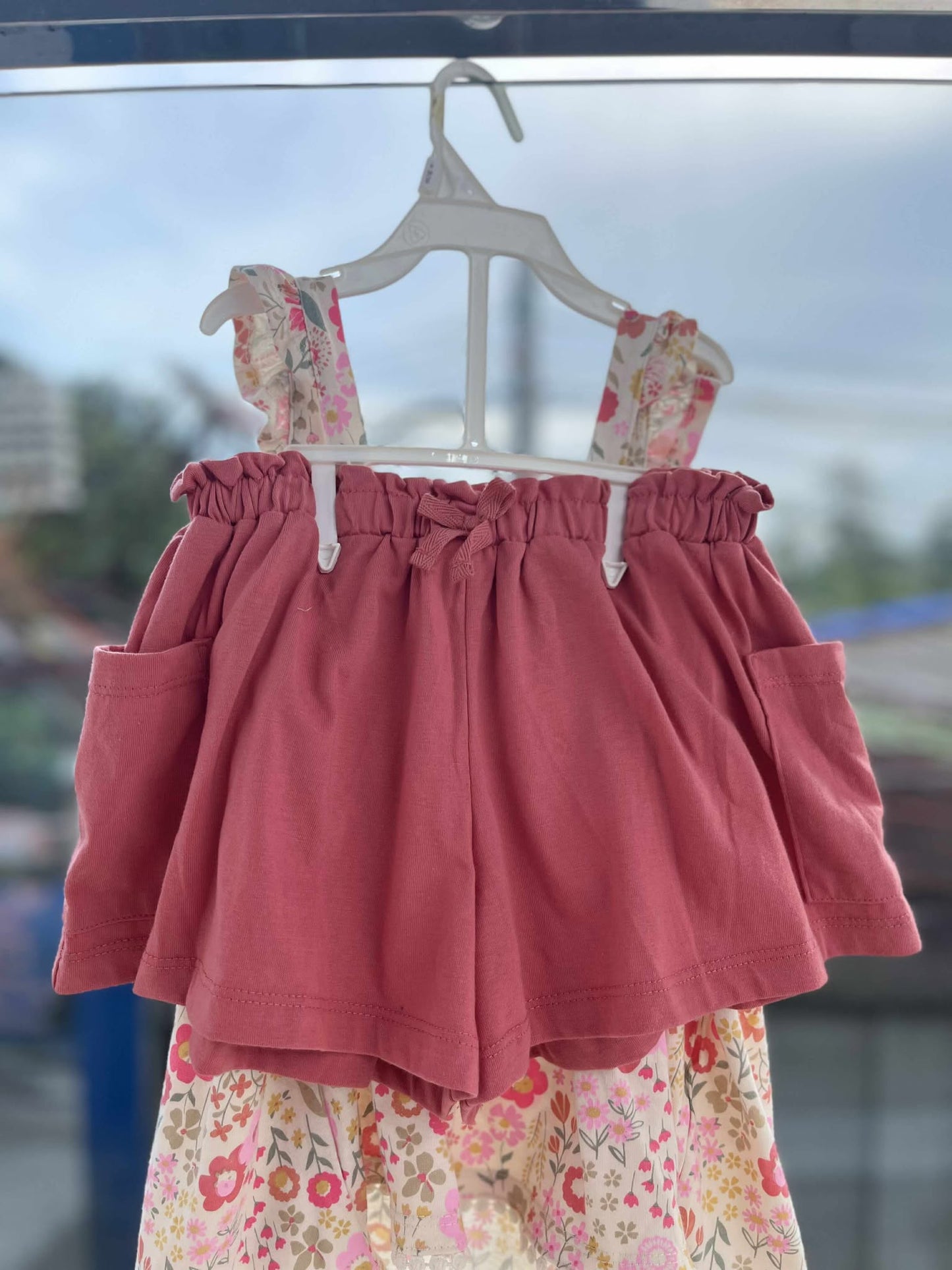 CHONH 182 MIXED BRAND COORDS FOR GIRLS (FLOWER)