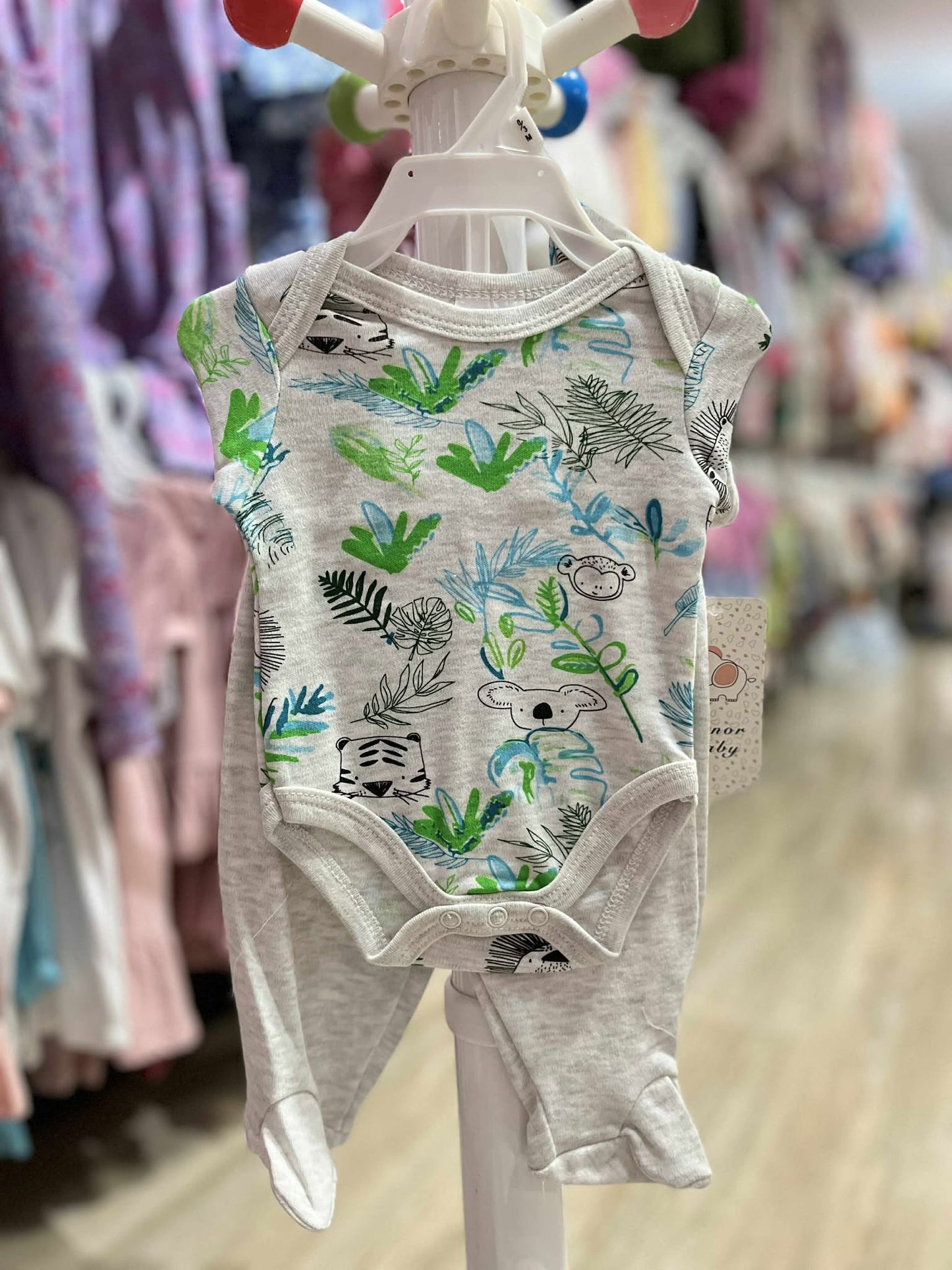 WH (HONOR BABY 3PC LONGSLEEVE & PANTS W/ HAT)