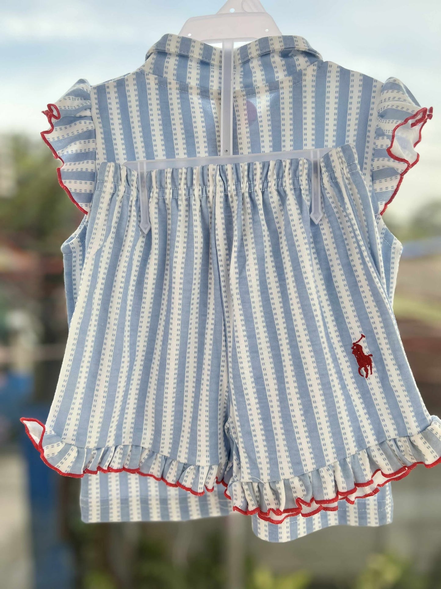 CH 599 RL POLO TERNO SHORT RAFFLES (SKY BLUE)