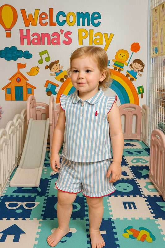 CH 599 RL POLO TERNO SHORT RAFFLES (SKY BLUE)