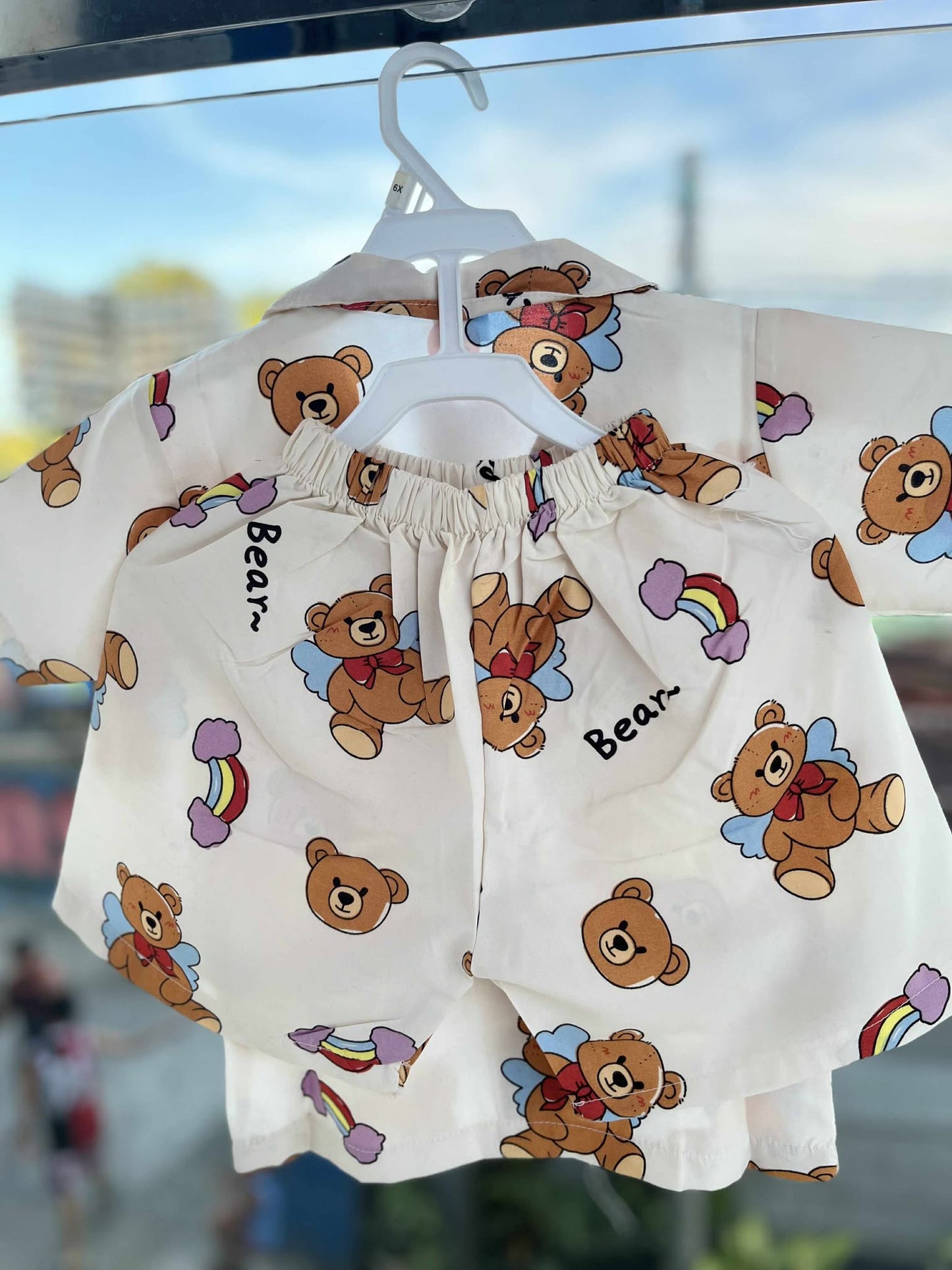 VT 512 BLUEY SLEEPWEAR W/ SHORTS (BROWN BEAR)