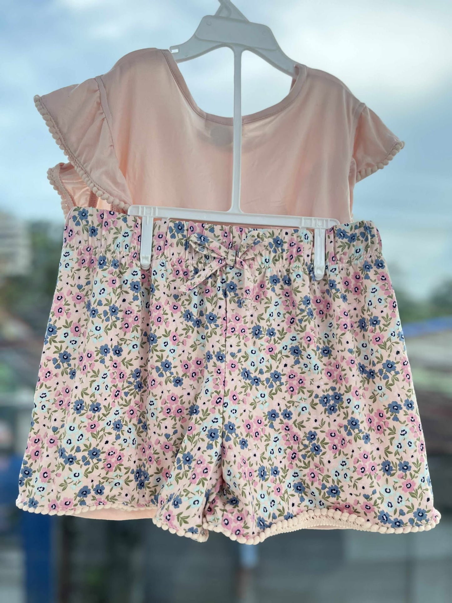 CHONH 192 COUNTING DAISIES GIRL TERNO SHORT