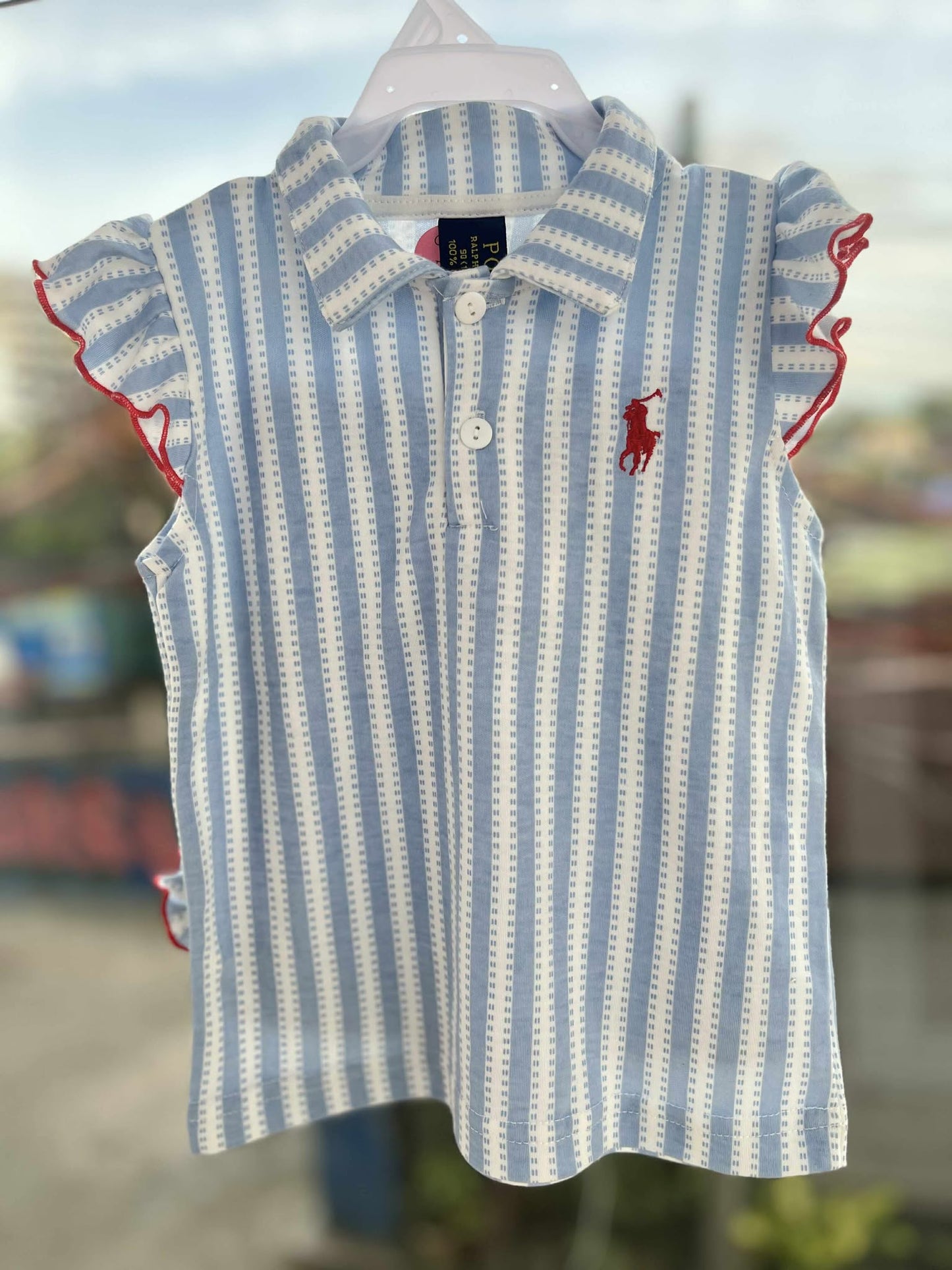 CH 599 RL POLO TERNO SHORT RAFFLES (SKY BLUE)