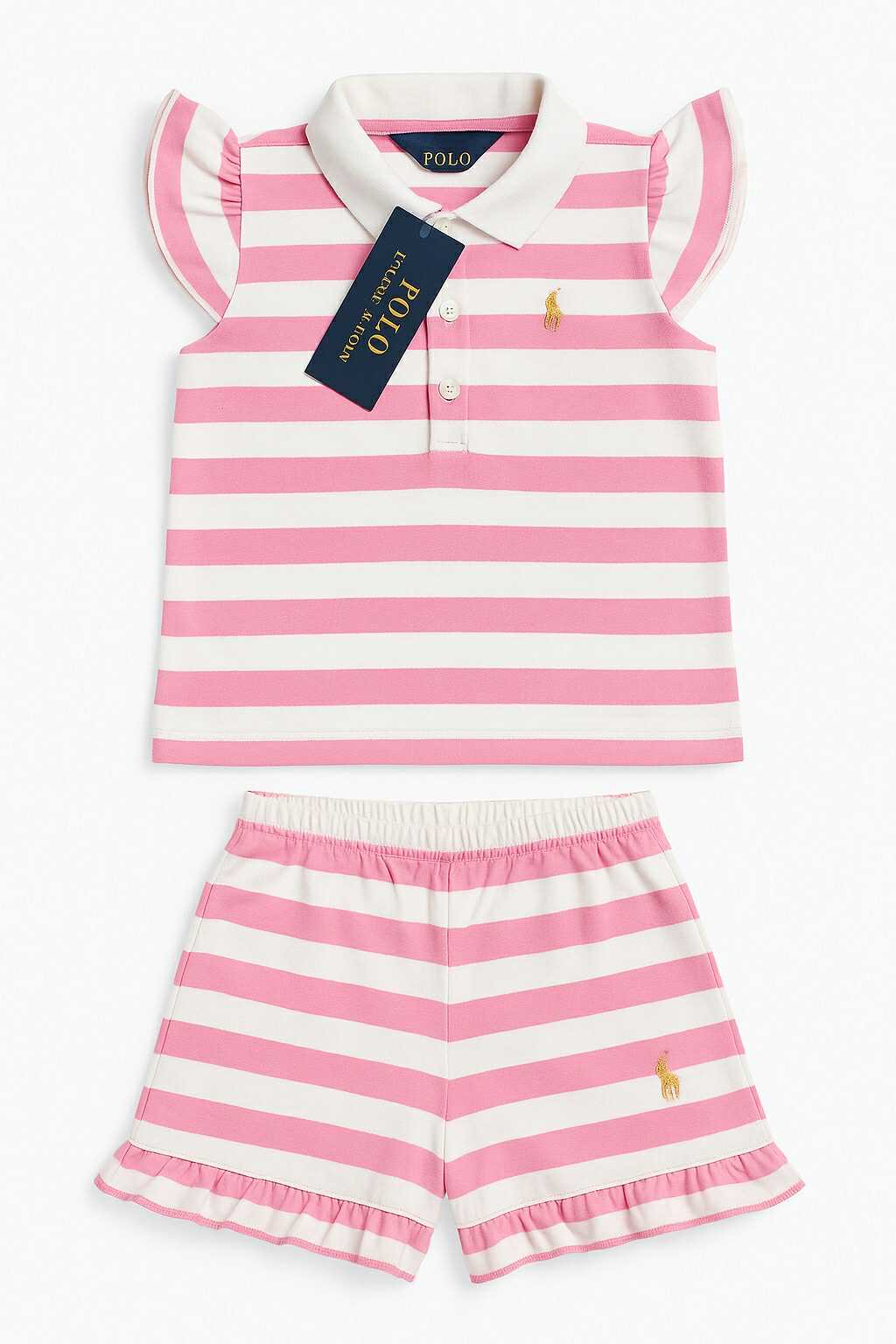 CH 599 RL POLO TERNO SHORT RAFFLES (PINK)