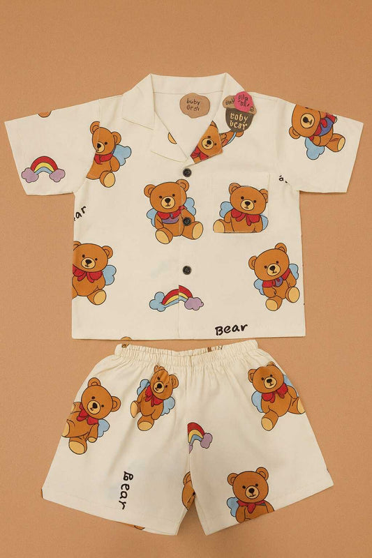 VT 512 BLUEY SLEEPWEAR W/ SHORTS (BROWN BEAR)