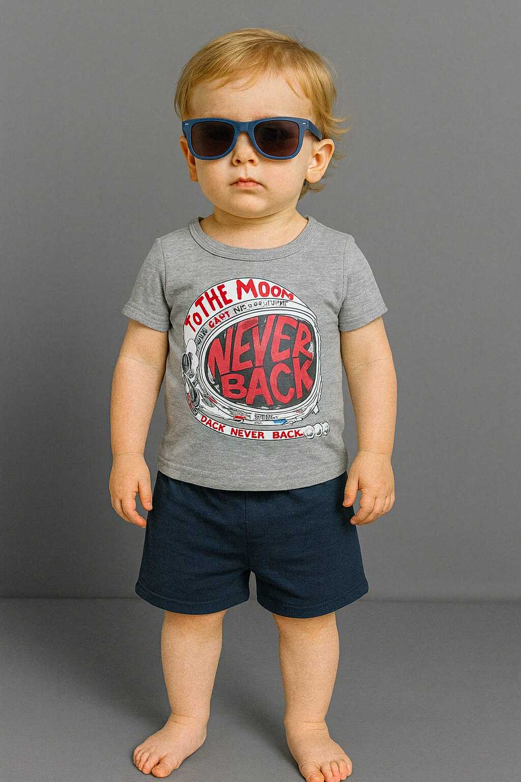 CHONH 112 3PC BOY RABBIT BEAR SET W/ SHADES