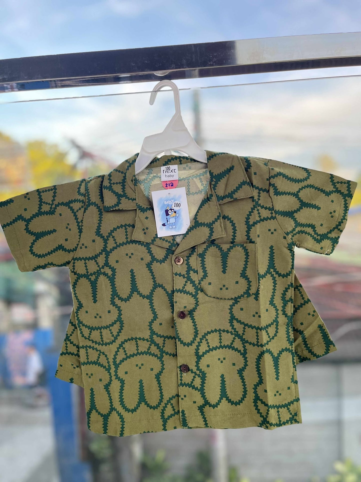 VT 512 BLUEY SLEEPWEAR W/ SHORTS (GREEN)