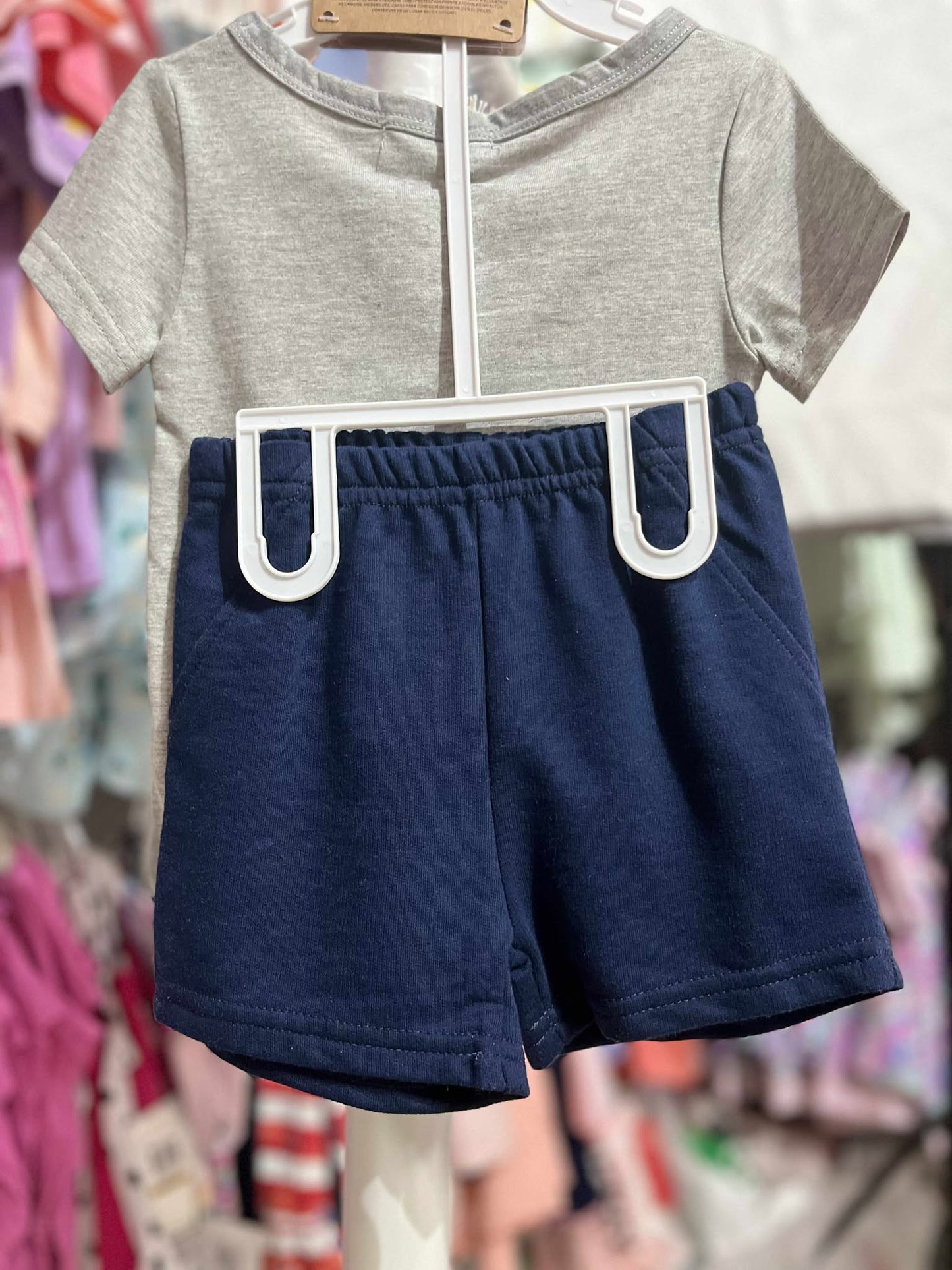 CHONH 112 3PC BOY RABBIT BEAR SET W/ SHADES