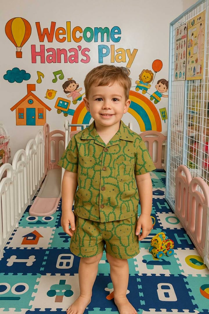 VT 512 BLUEY SLEEPWEAR W/ SHORTS (GREEN)