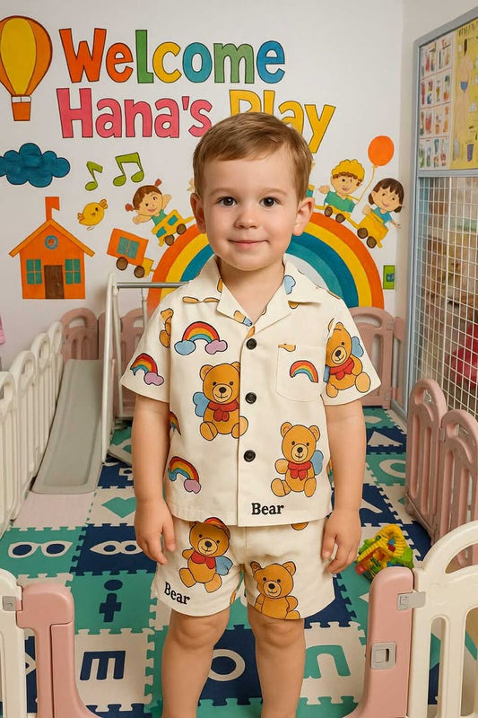 VT 512 BLUEY SLEEPWEAR W/ SHORTS (BROWN BEAR)