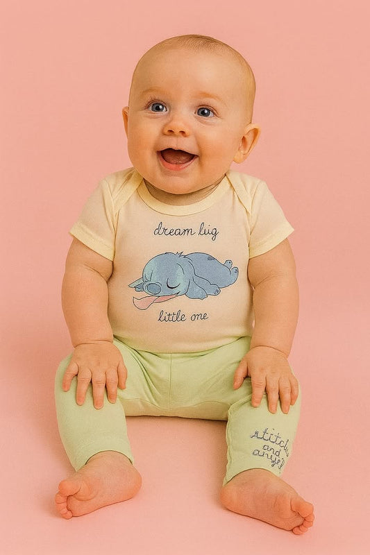 CHONH 152 DISNEY ONESIES W/ PAJAMA TERNO