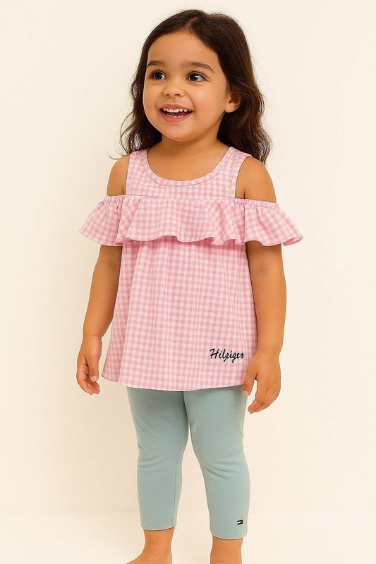 VT 517 TOMMY PINK CHECKERED SET