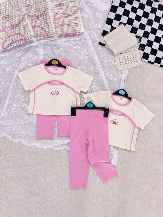 VT 557 ALO YELLOW TOPS W/PINK PANTS