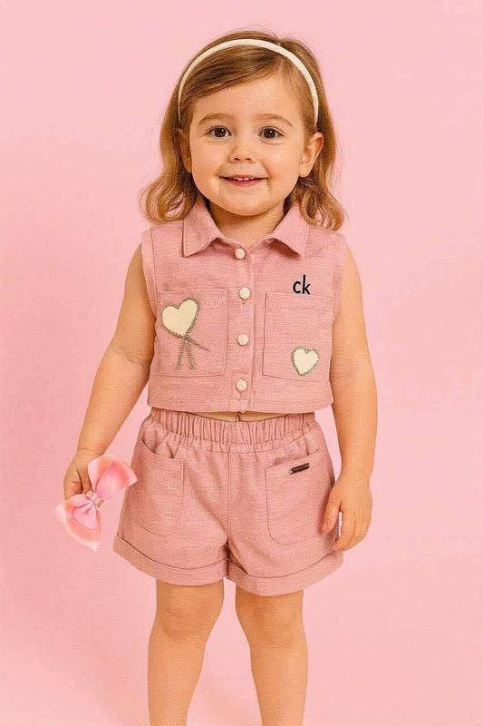 VT 559 CK POLO WITH HEAR DESIGN TERNO