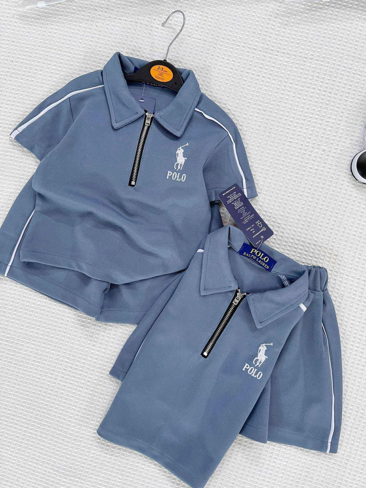 VT 566 POLO ZIPPERED BOY TERNO