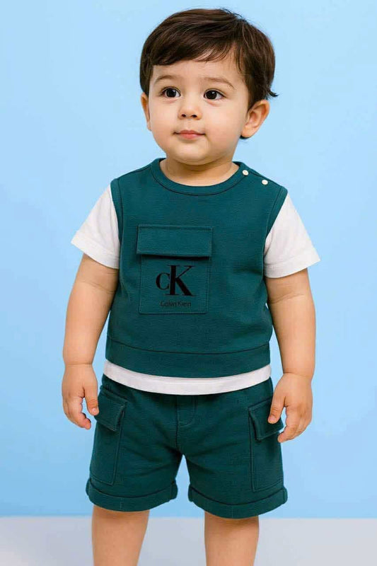 VT 565 BLUE GREEN W/WHITE SHIRT TERNO